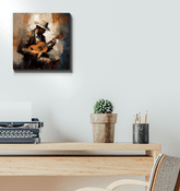 Bluesy Bliss Wrapped Canvas - Beyond T-shirts